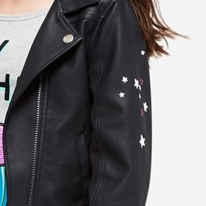 Justice Jackets & Coats - JUSTICE Girls 16/18 Run the World Moto Jacket Justice Jackets & Coats - JUSTICE Girls 16/18 Run the World Moto Jacket